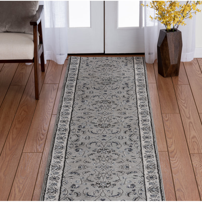 Charlton Home® Runner Kalama Oriental Gray Area Rug & Reviews Wayfair